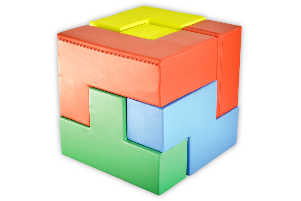 3D -puzzelblokje, meng kleuren