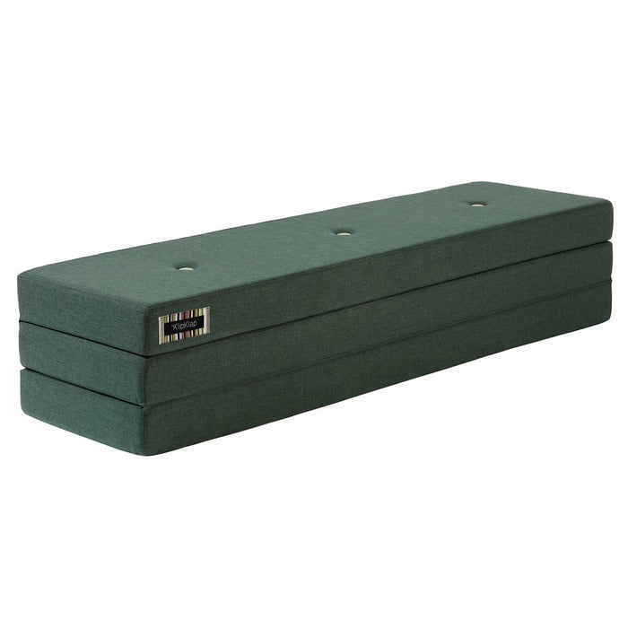 Vouwmatras XL, Deep Green W. licht groen