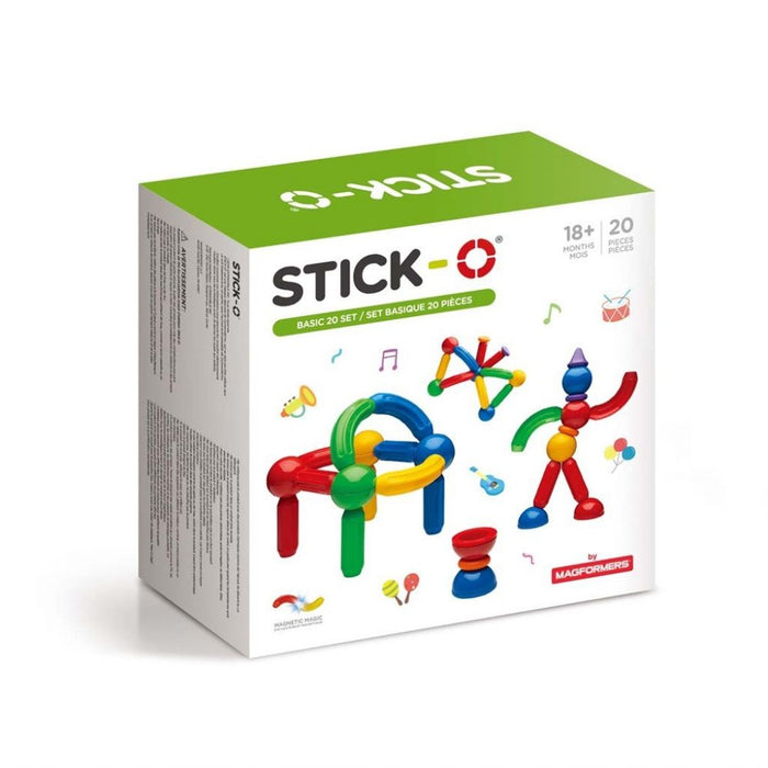 Magformers stick-o basic, 20 sets