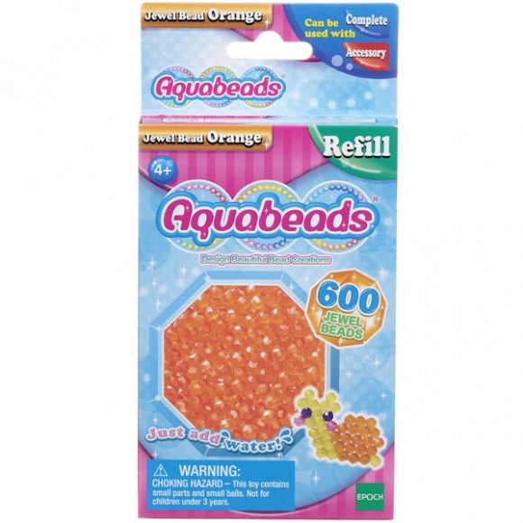 Aquabeads pakket met juweelparels - oranje