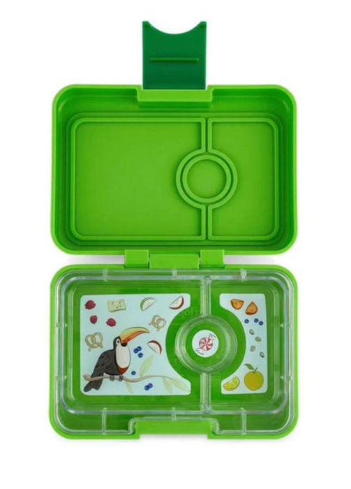 Yumbox Lunch Box, Minisnack (3 compartimenten) - Avocado Green (Levering: Week 6)