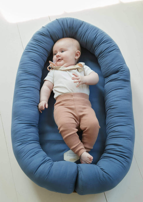 BabyNest - Kapok modderachtig blauw