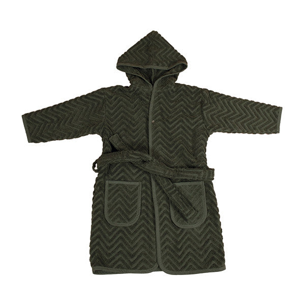 Bathrobe, Dark Green (1-2 jaar)