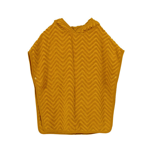 Bath Poncho, gouden mosterd