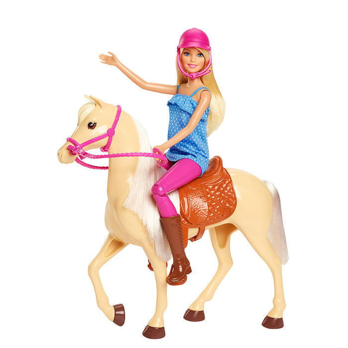 Barbie -pop en paard