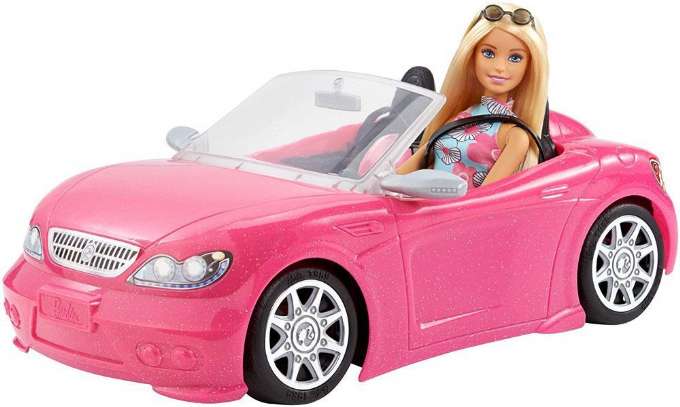 Barbie Glam Cabriolet met pop