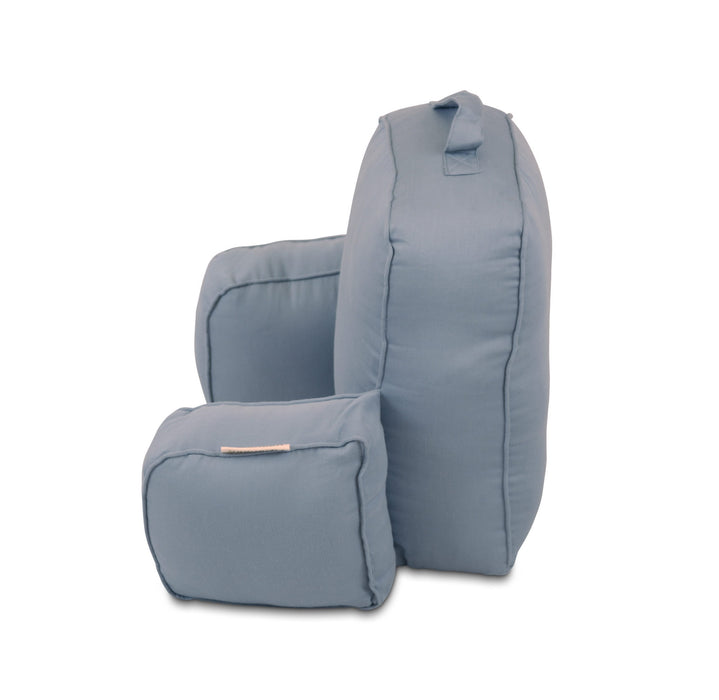 Stroller Cushion, Gry - Poederblauw