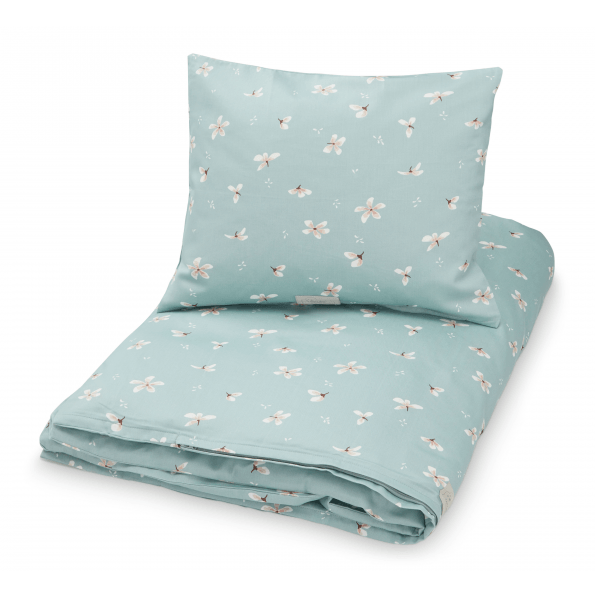 Baby beddengoed, windbloem blauw