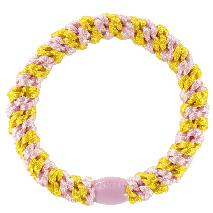 Bon dep Kknekki Hair Elastic - geel/roze