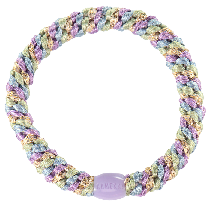 Bon Dep Kknekki Hair Elastic - Meng lavendel / zeebelglitter