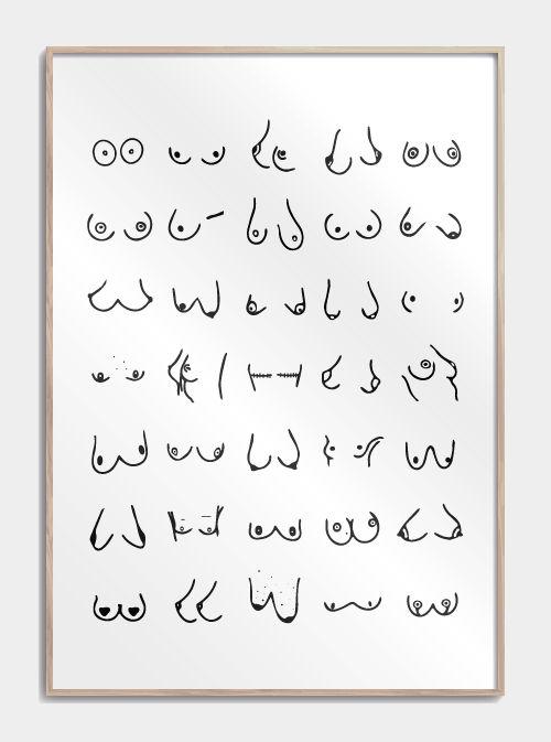 Boobies -poster, nee. 3 s (30x42, A3)