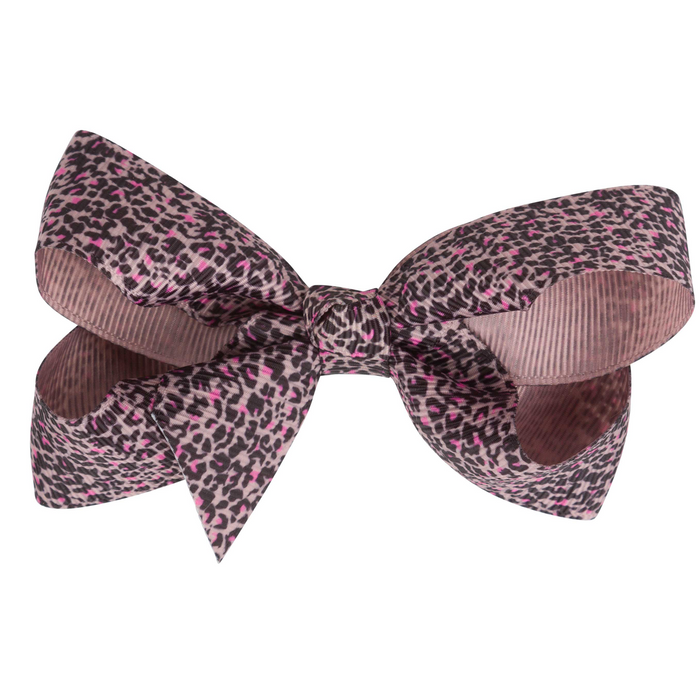 Bow, 8 cm. - Leopard Rose