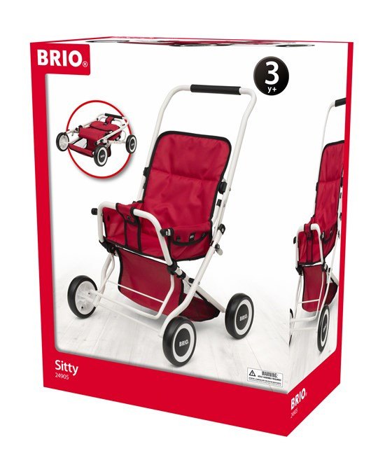 Doll Stroller, Sitty - Rood