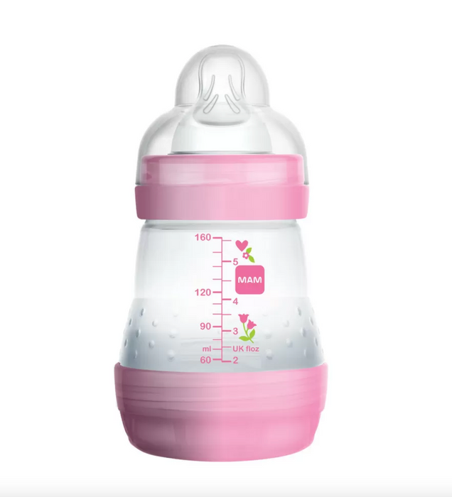 Gemakkelijke start anti-colic fles 160 ml. - Roze