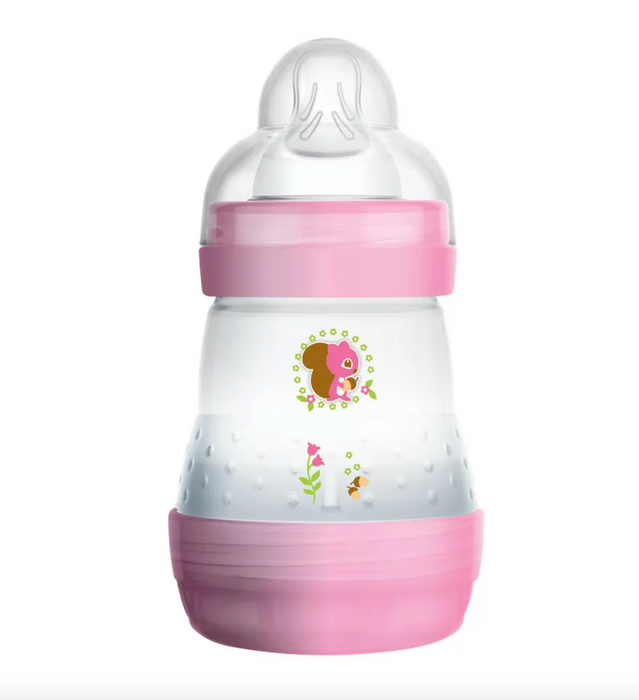 Gemakkelijke start anti-colic fles 160 ml. - Roze