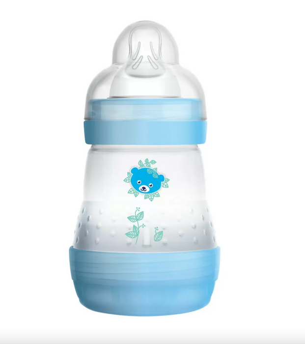 Gemakkelijke start anti-colic fles 160 ml. - Blauw