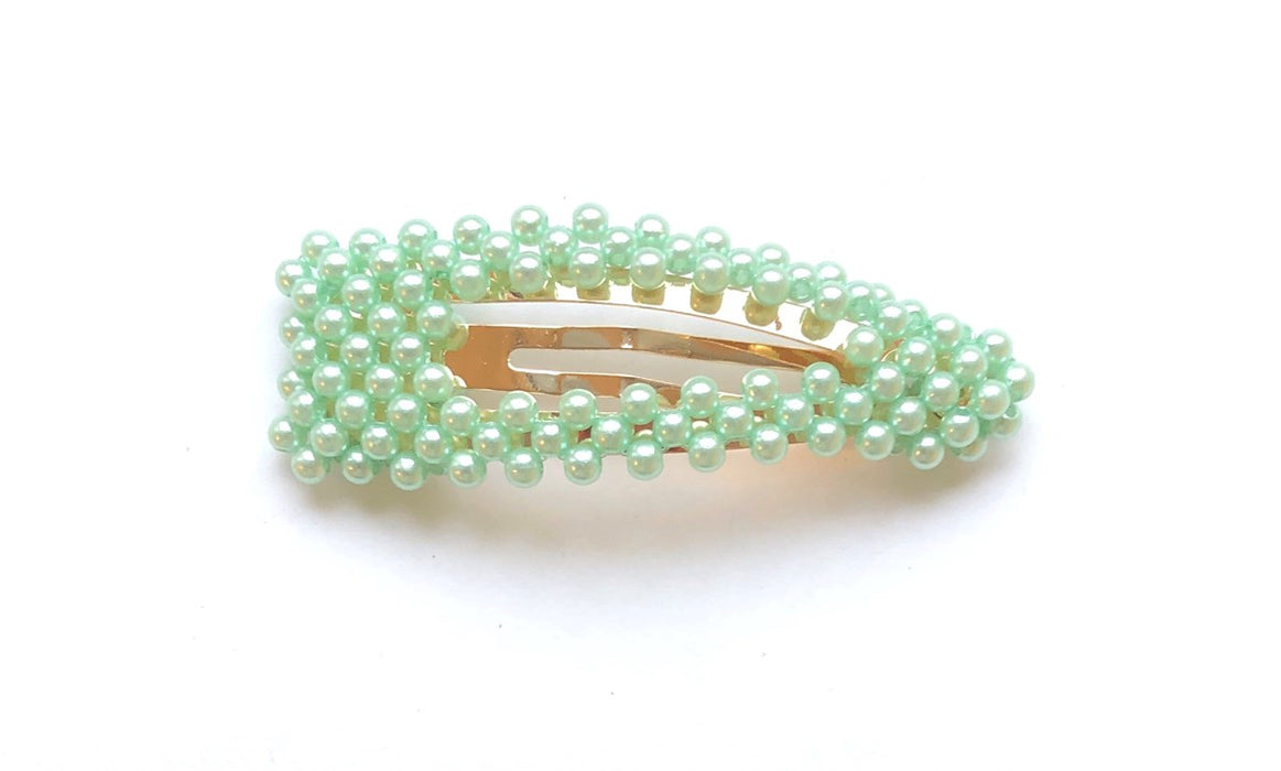 Pearl Hairclip - Elisabeth, Mint