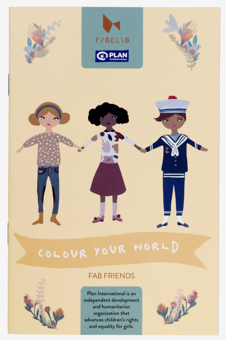 Fabelab X Plan International Color Book - Color Your World