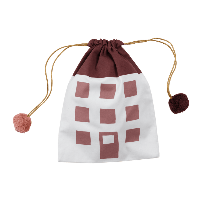 Geschenktas - huis - klei