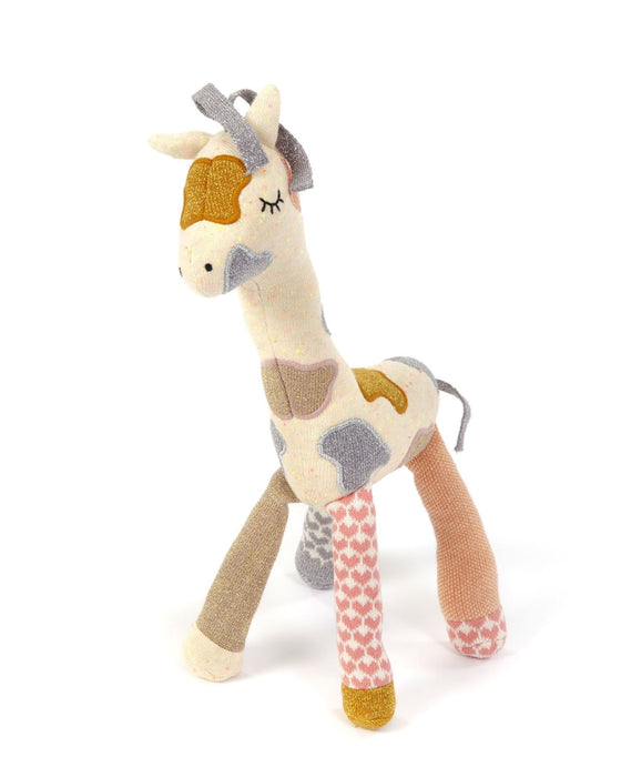 Activiteitenspeelgoed Giraffe, Off White/ Peach