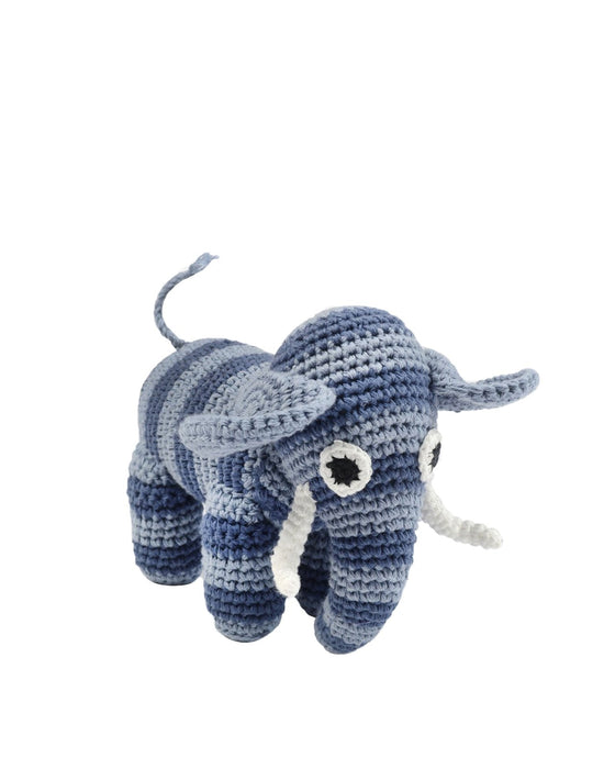 Gehaakte olifant, denim