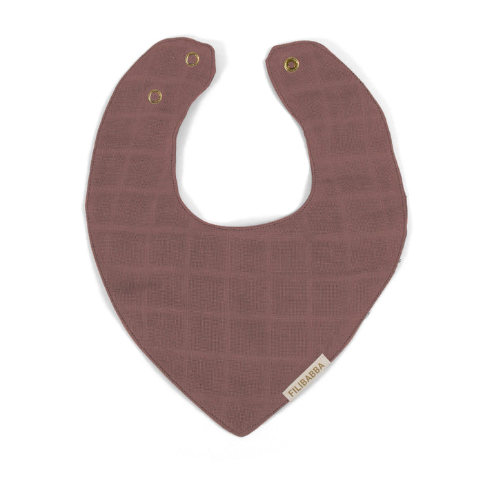 Bib, mousseline - Dusty Rose