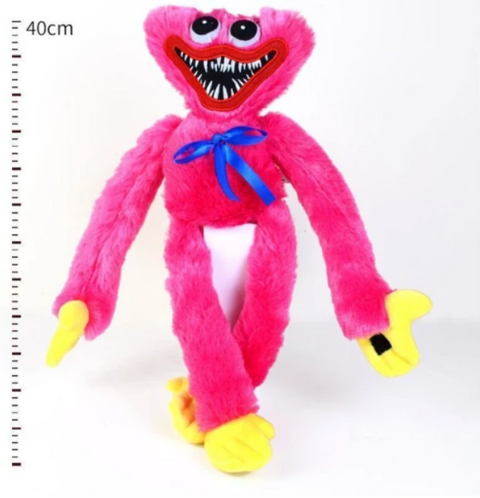 Huggy wuggy zacht speelgoed, 40 cm - roze