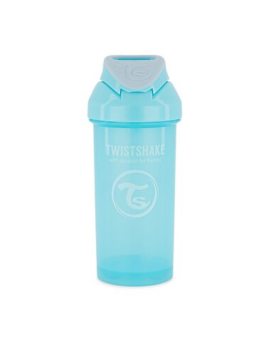 Cup met stro - Pastel Blue (360 ml)