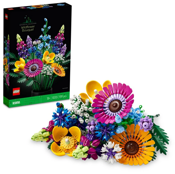 LEGO -iconen - boeket van wilde bloemen