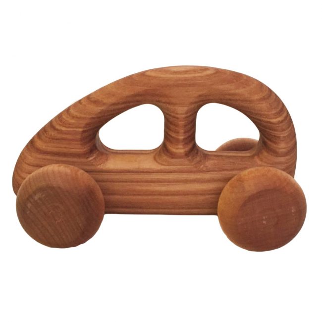 Kleine houten auto