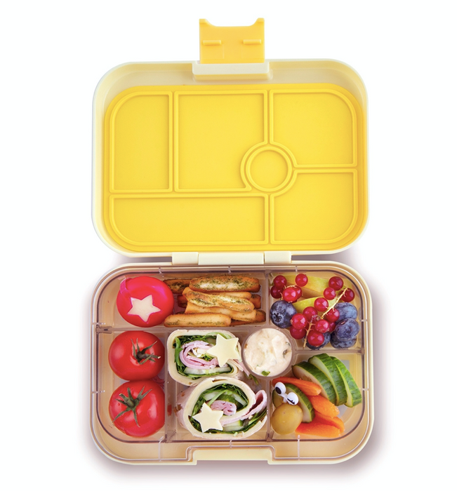 Lunchbox, origineel (6 compartimenten) - Sunburst Yellow