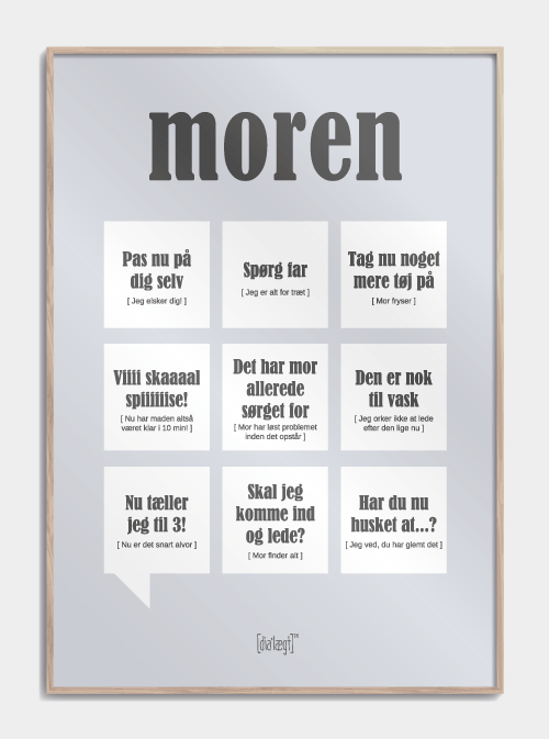 Moeder Poster, S (30x42, A3)