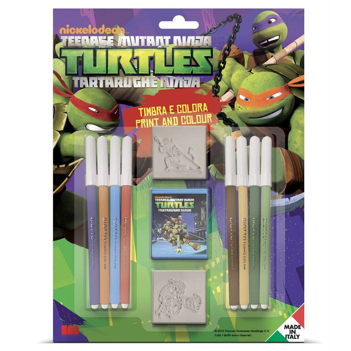 Ninja Turtles Stamp Set incl. markeringen