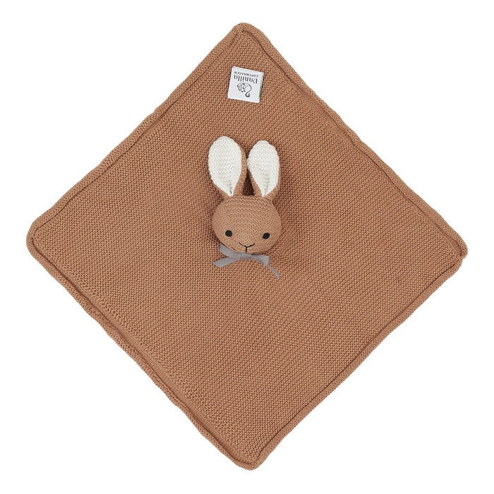 Knuffeldoek, kleine konijntje - karamel