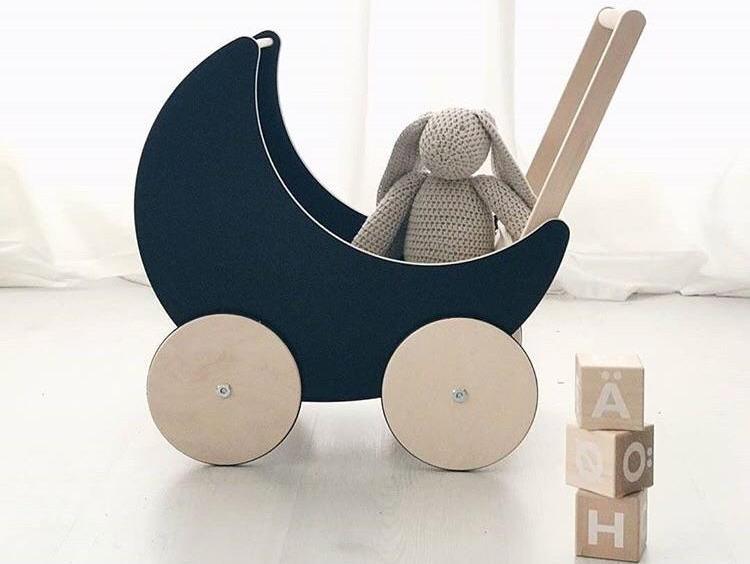 Doll Pram, zwart