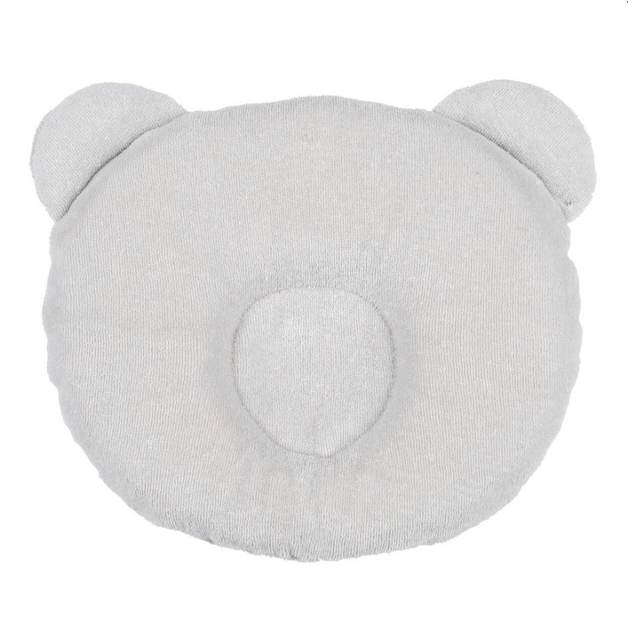 Panda Baby Pillow - Lichtgrijs