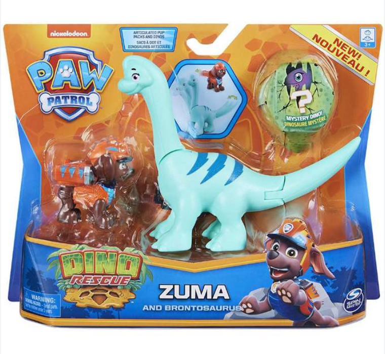 Paw Patrol Dino, Zuma en Brontosaurus