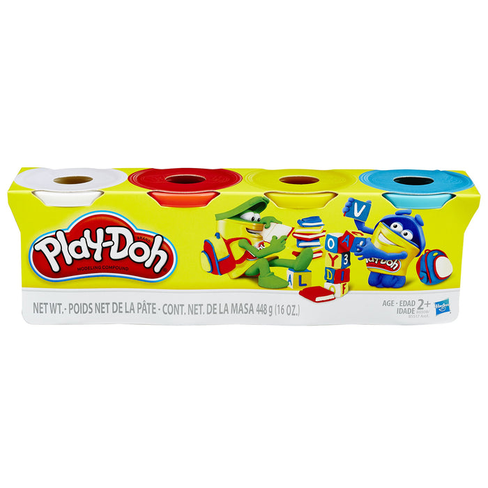 Play -doh, 4 emmers - klassieke kleuren