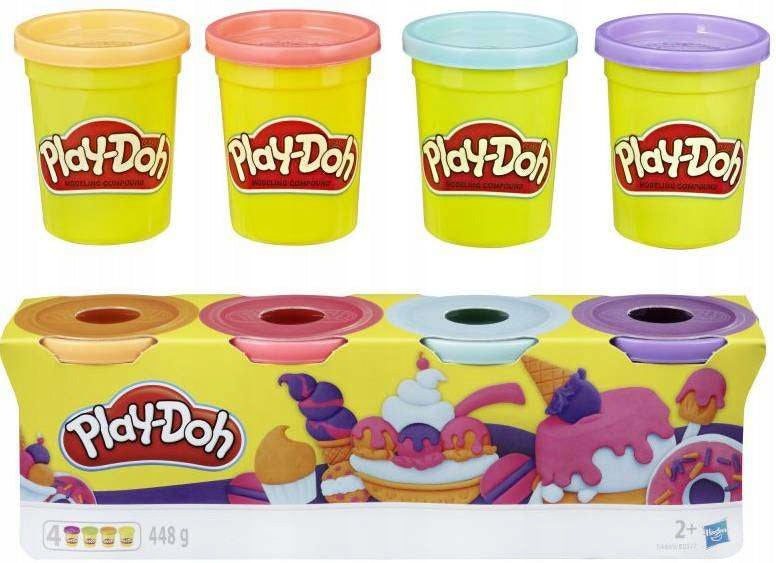 Play -doh, 4 emmers - pastelmix