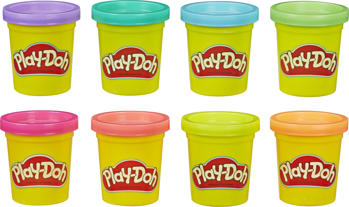 Play -doh - Neon -pakket met 8 emmers