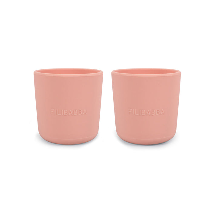 Silicone Cup, 2 -pack - perzik