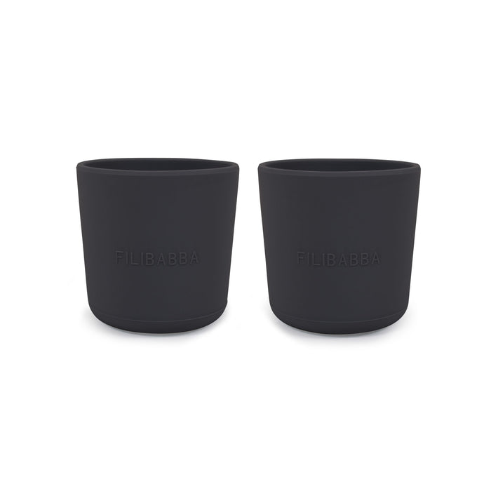 Silicone Cup, 2 -pack - steengrijs