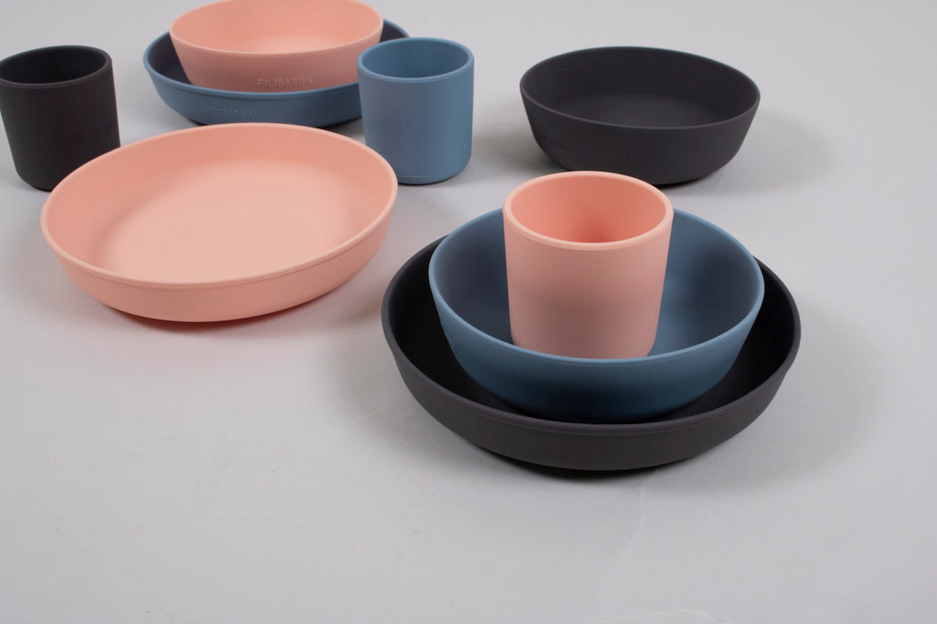 Silicone Dining Set - Peach