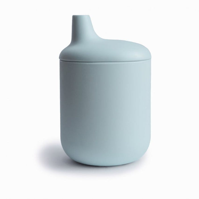 Silicone Baby Cup - Poederblauw