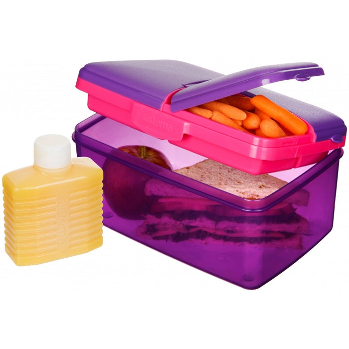 Lunchbox, 2 L - paars