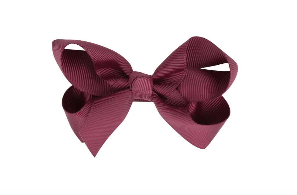 Bow, 8 cm. - Bordeaux