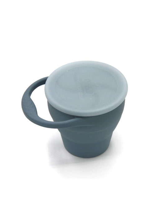 Silicone Snack Cup, Smokey Blue