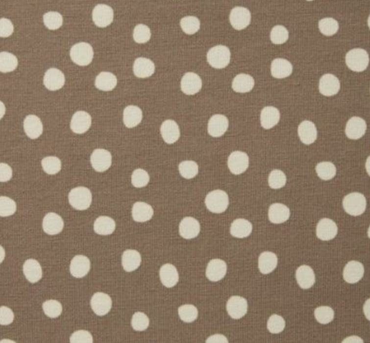 Stretch wrap - grote punt/taupe