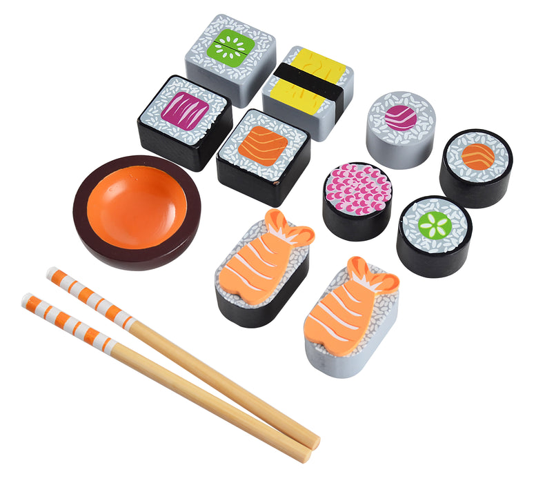 Houten sushi set