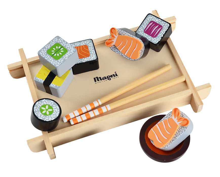 Houten sushi set